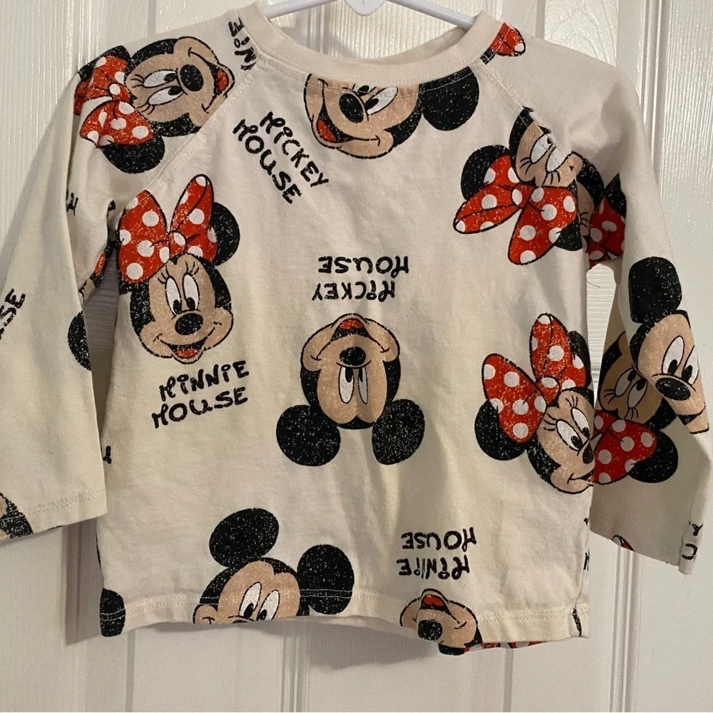 ZARA Minnie/Mickey Mouse Shirt